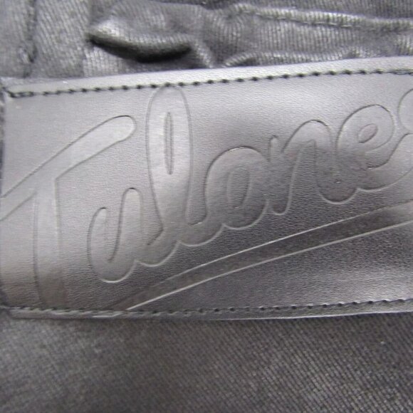 NEW TULONES Mens Coated Cargo Jeans Size 29 x 36 Black - Picture 8 of 12